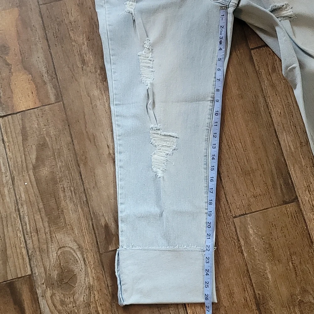 NWT Sofia Hi Rise Cuffed Straight Jeans Veronica Straight Distressed jeans‎